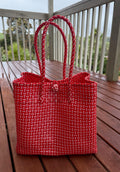 Red/White Tote Bag image 2