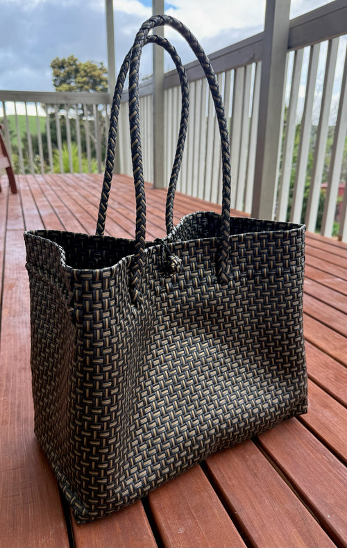 Black/Bronze Tote Bag image 1