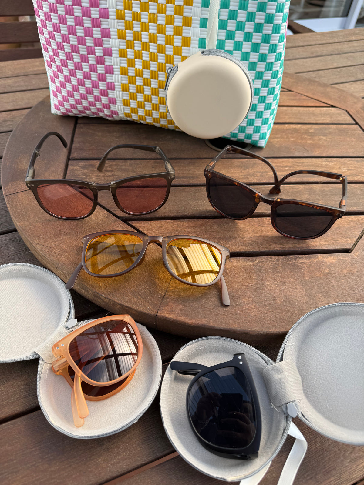 Foldable Sunglasses in Carry Case