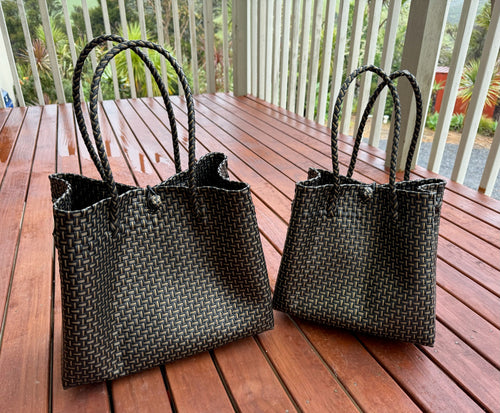Black/Bronze Tote Bag image 0