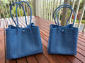 Blue/White Tote Bag image 0
