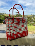 Red / White Chequered Picnic Bag image 0